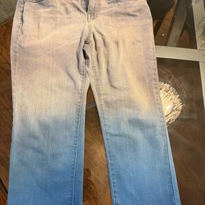 DG2 by Diane Gilman Ombre Blue Straight Leg Jeans